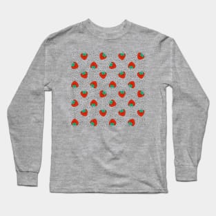 Strawberry pattern Long Sleeve T-Shirt